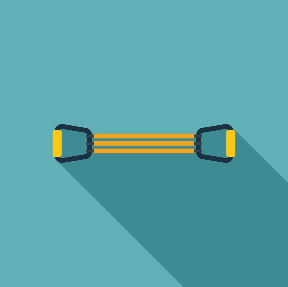 Chest expander gym equipment for building muscles illustration vector