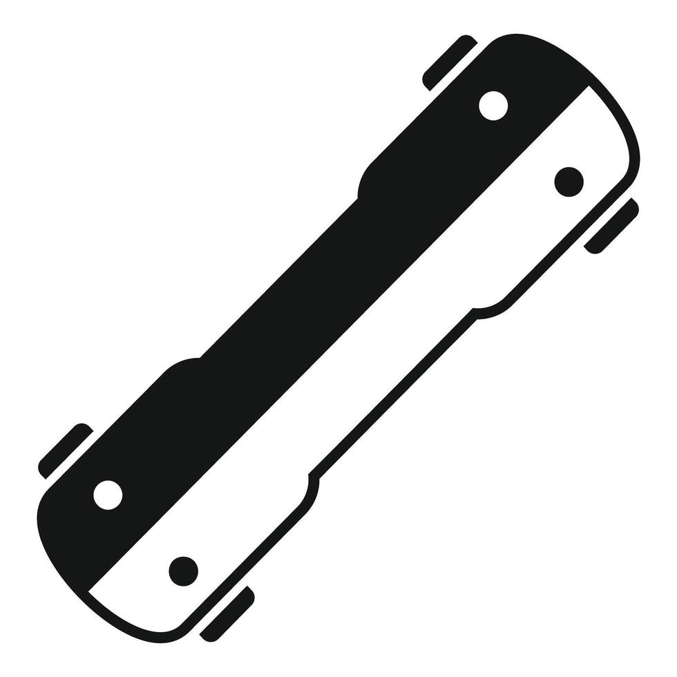 Modern electric skateboard icon showing eco transport vector