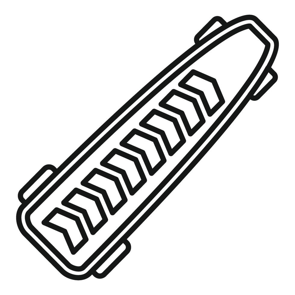 Utility knife with segmental blade allowing for quick blade replacement vector