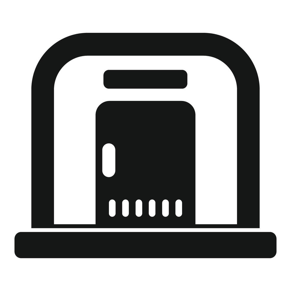 Bank vault door offering secure storage for valuables vector