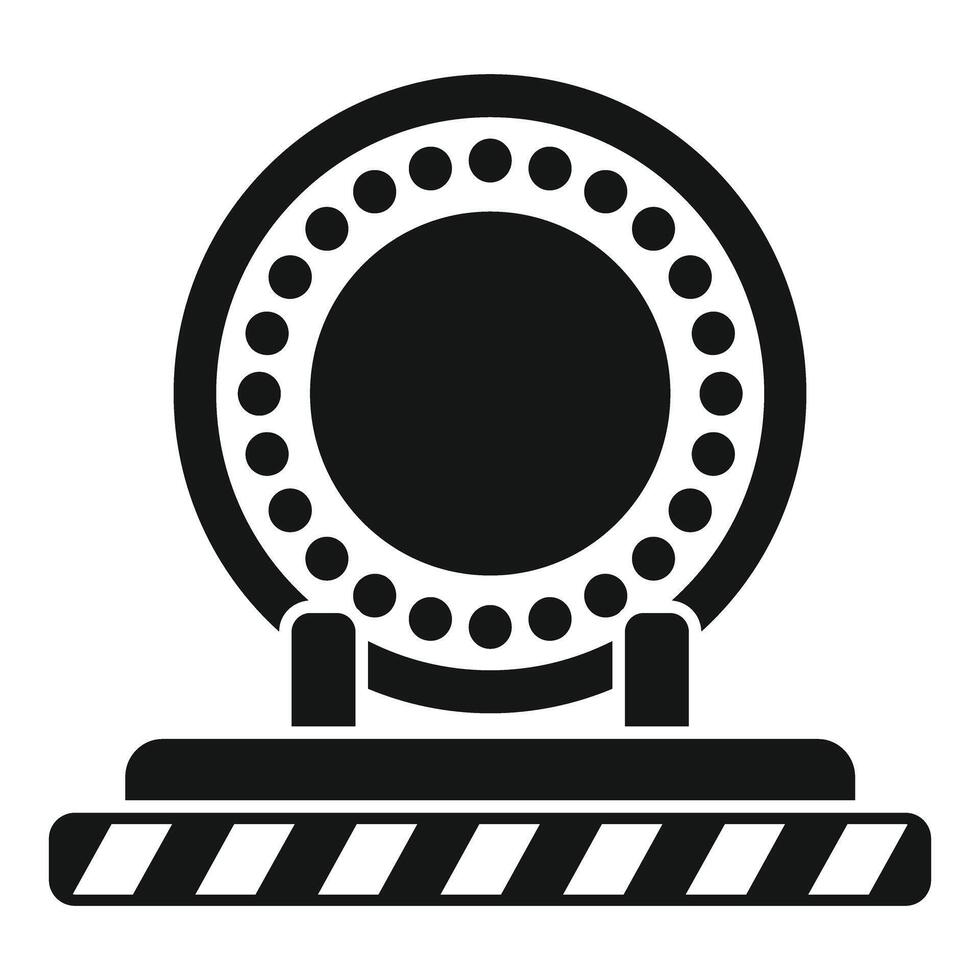 Quantum physics experiment machine with magnetic field generating portal vector
