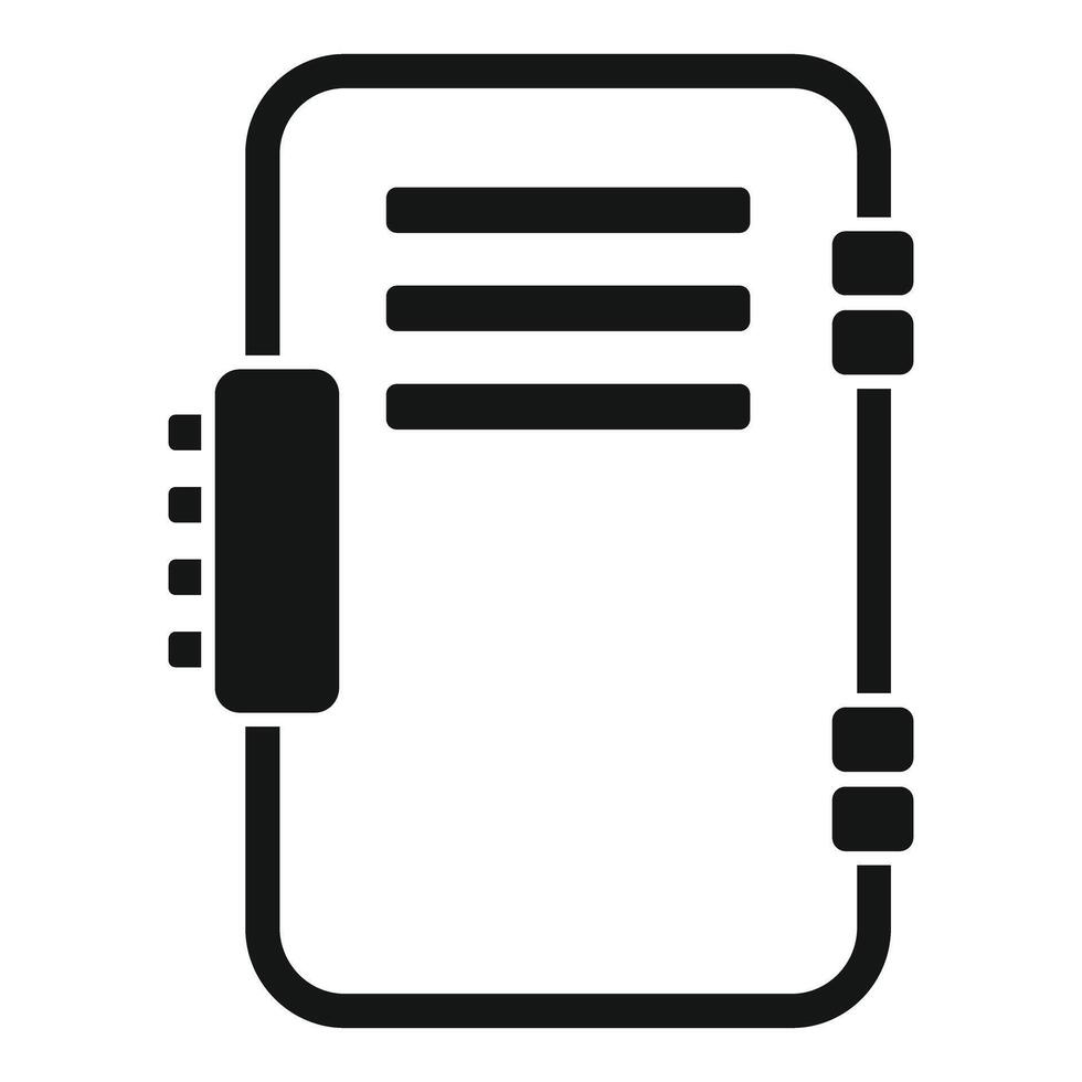 Electronic signature pad being used for document signing vector
