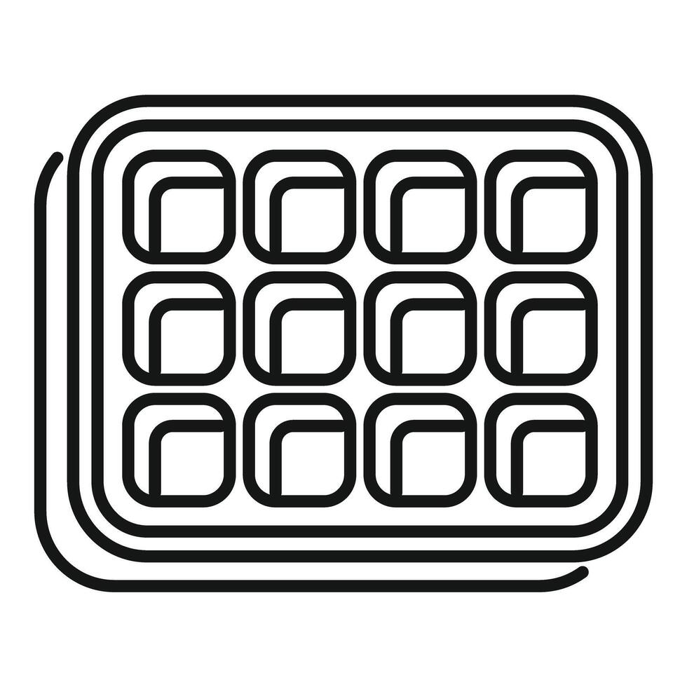 Waffle iron with non stick coating for making delicious breakfast vector