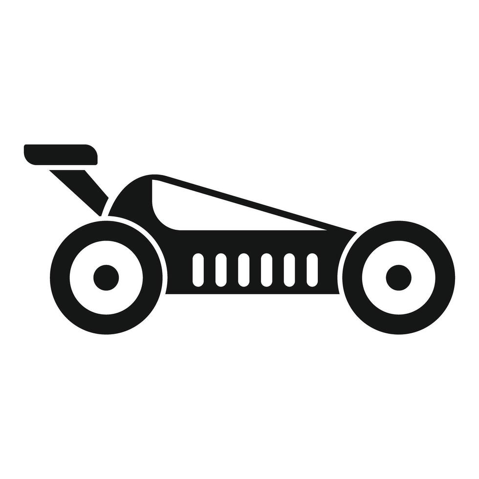 Radio controlled car toy showing speed and fun vector