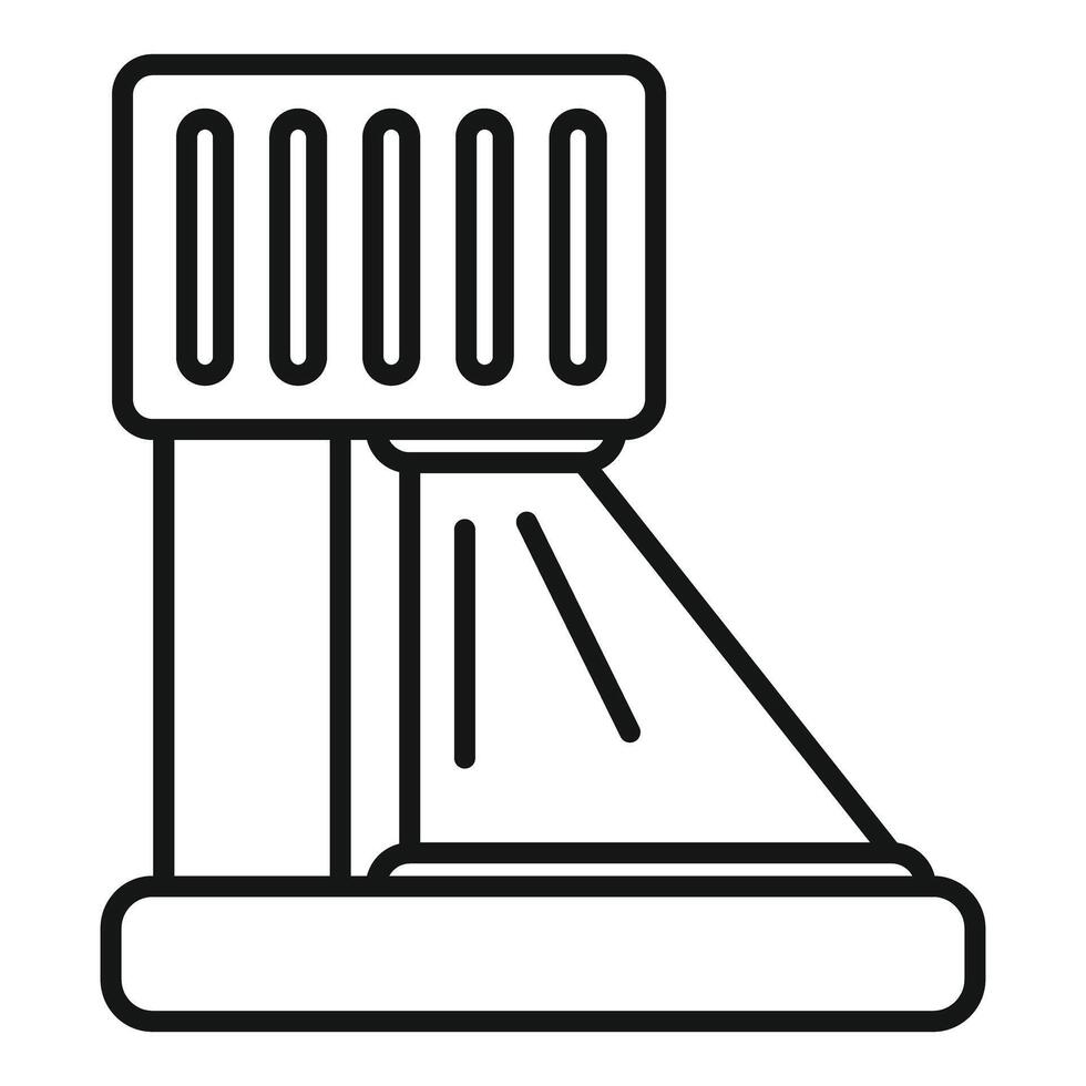 Coffee machine making an espresso coffee beverage vector