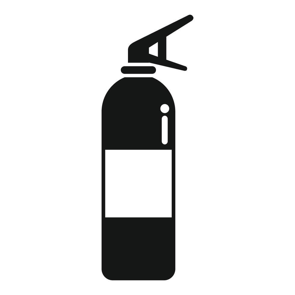 Oxygen tank icon representing scuba diving equipment vector