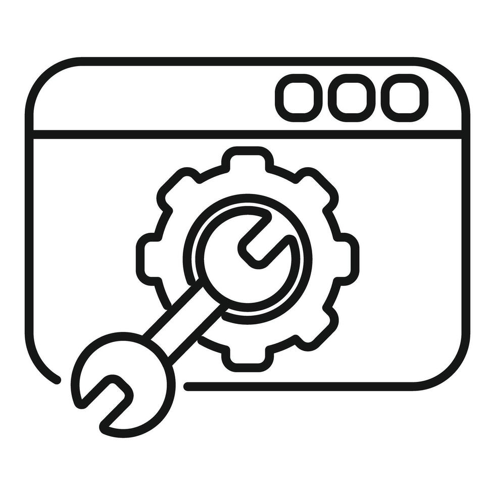 Wrench implementing web page maintenance and optimization vector