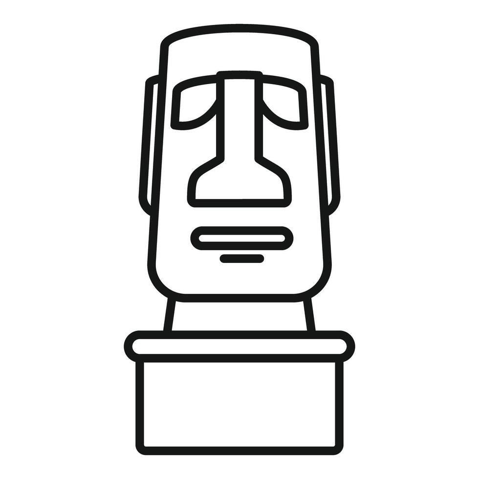 Easter island moai stone head statue standing on platform 48291302 Vector Art at Vecteezy easter-island-moai-stone-head-statue-standing-on-platform-48291302-vector-art-at-vecteezy