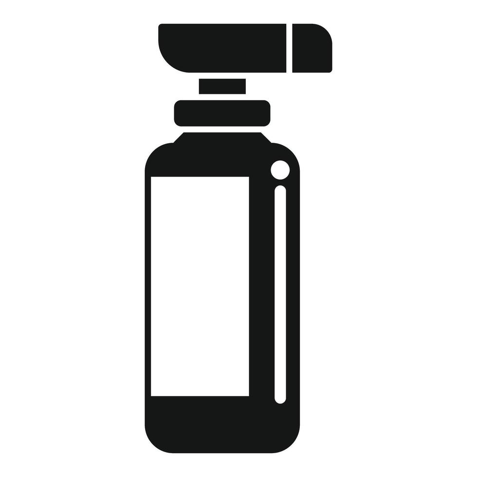 Spray bottle icon showing cleaning product for disinfecting vector