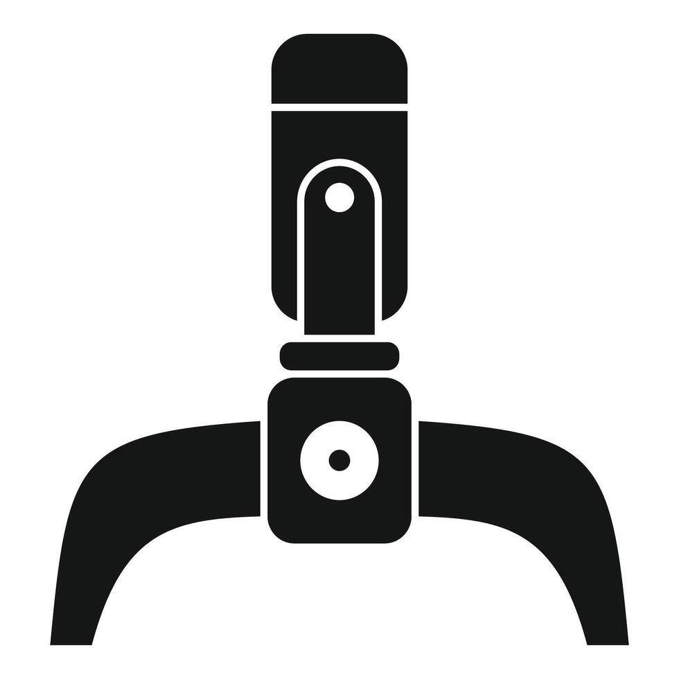 Robotic arm holding an object with mechanical claw gripper vector