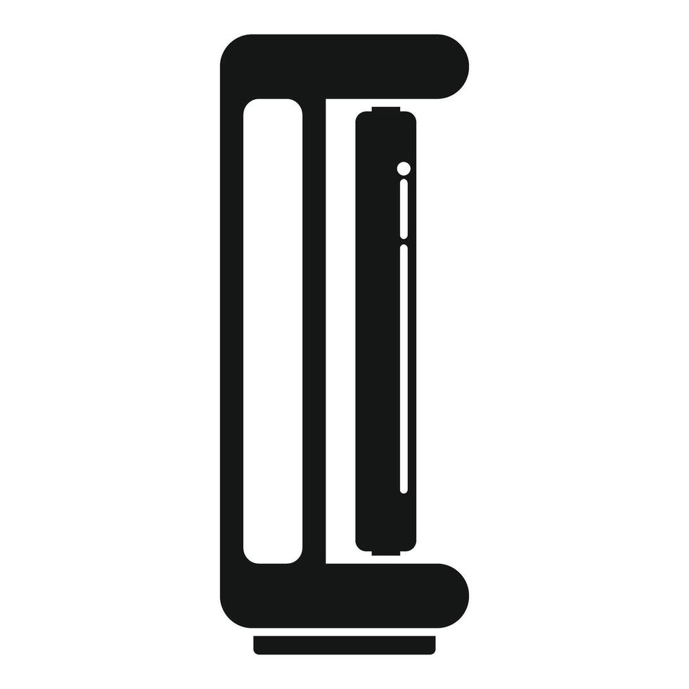 Smart speaker voice assistant listening for commands icon vector