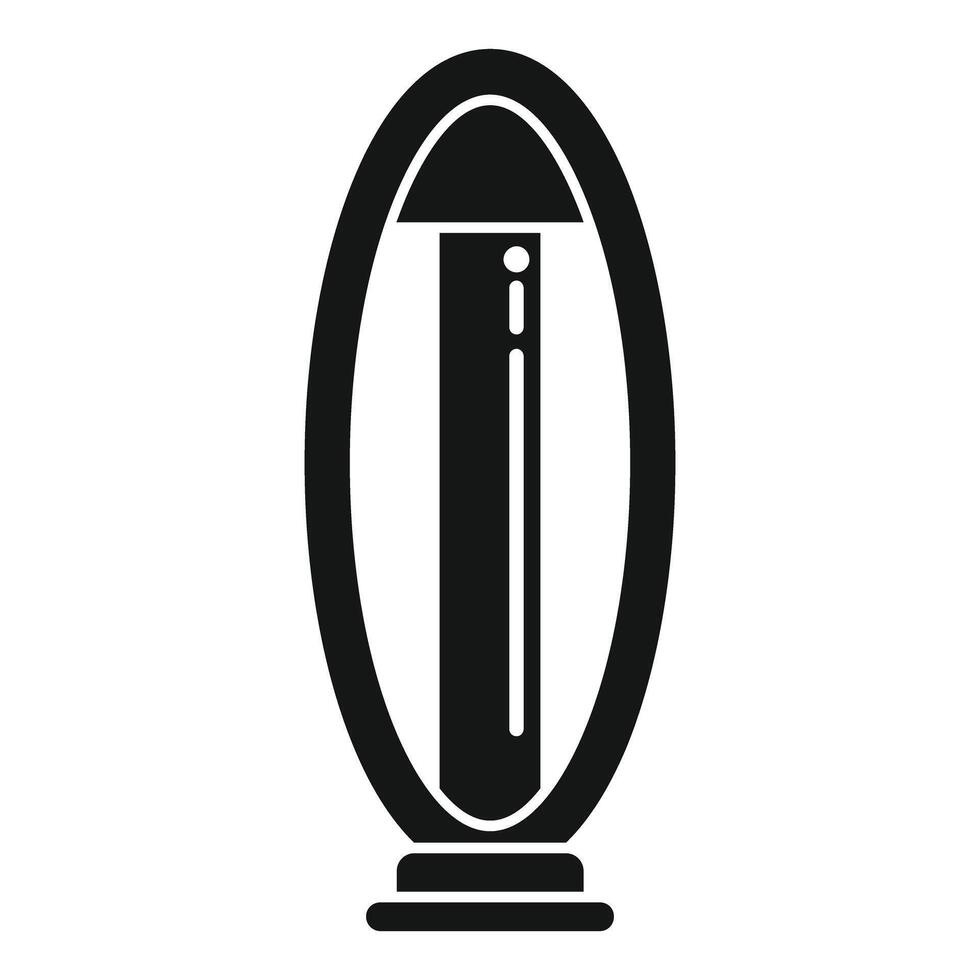 Uv sterilizer icon representing cleaning and disinfecting vector