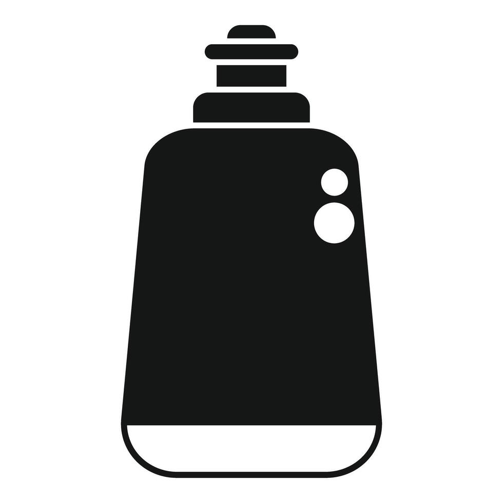 Black and white icon of a vape pen, a modern electronic cigarette for vaping vector