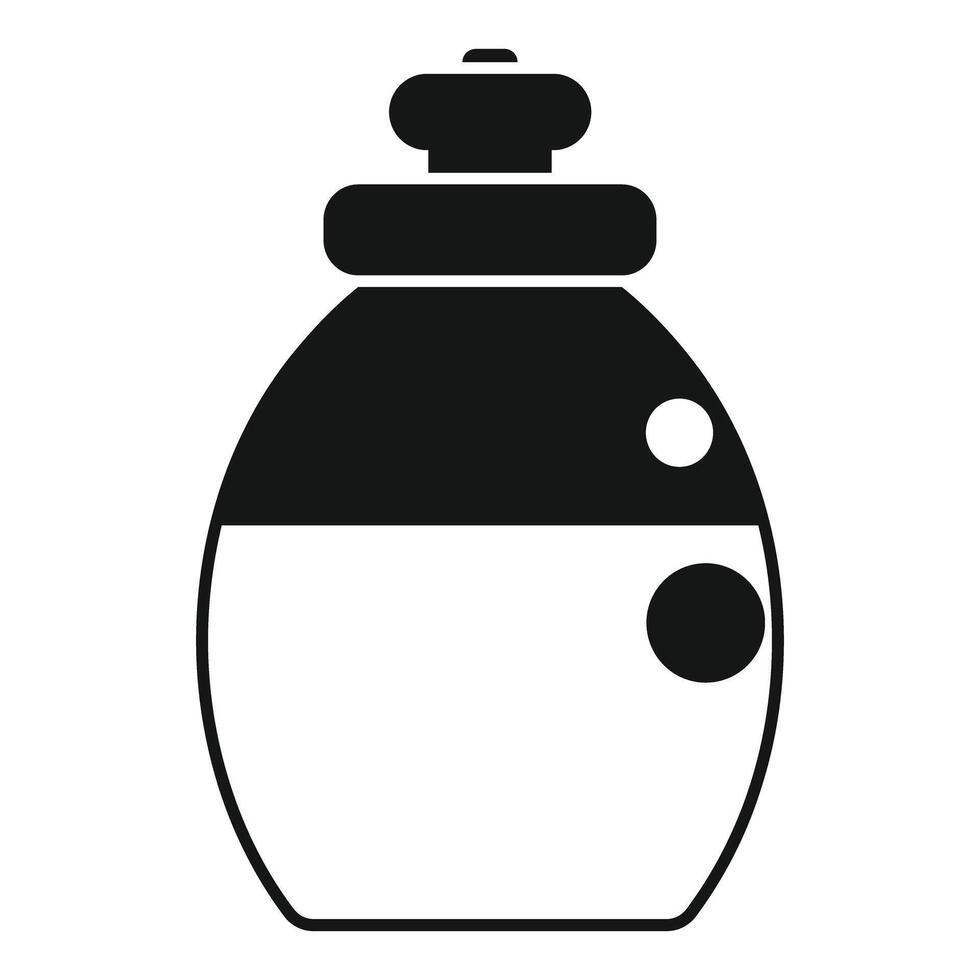 Perfume bottle icon showing fragrance and scent vector