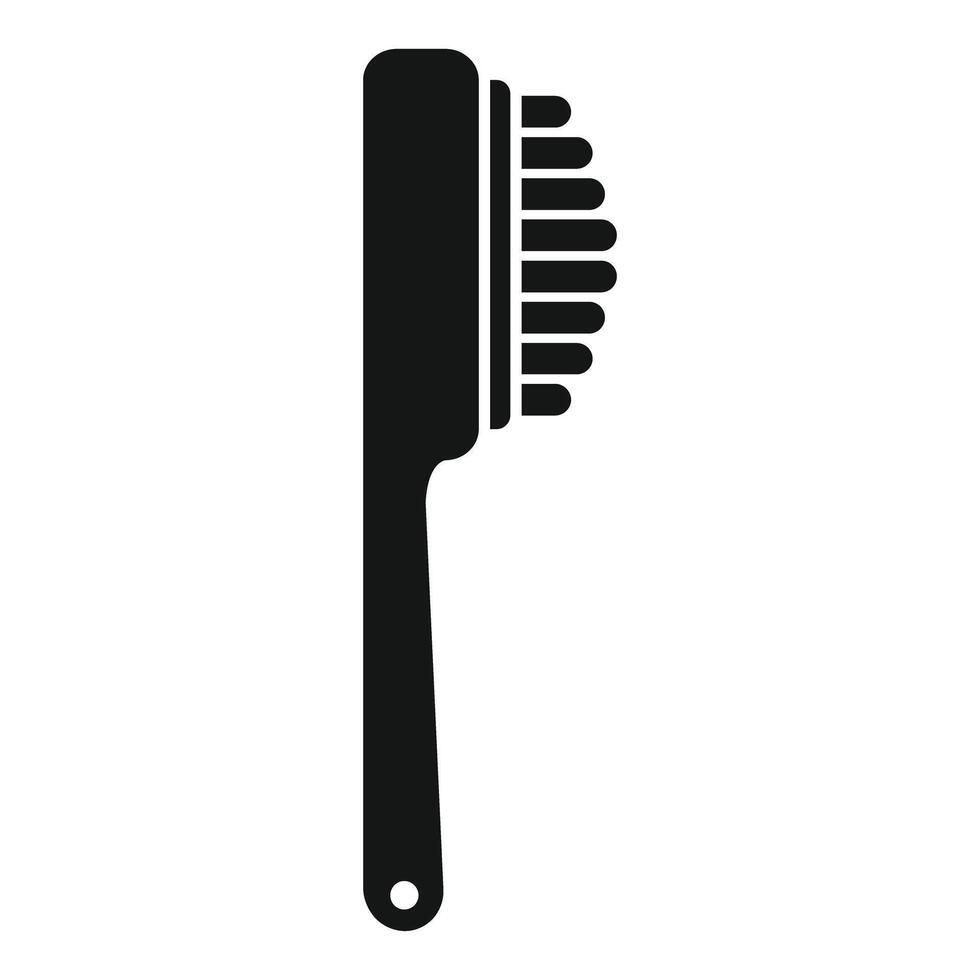 Cleaning brush icon showing hygiene and bristles vector