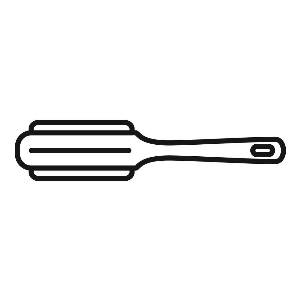 Kitchen utensil icon depicting a spatula for cooking vector