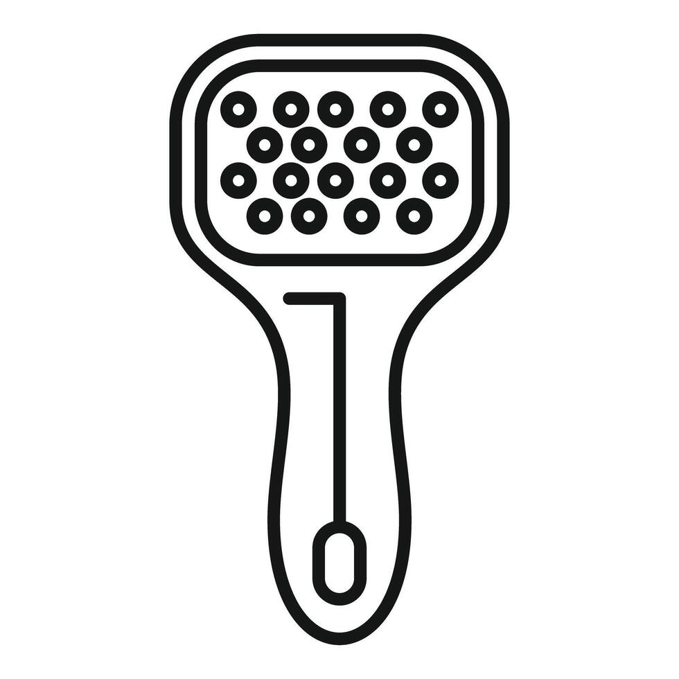 Electronic skin cleaning device for deep pore cleansing routine vector