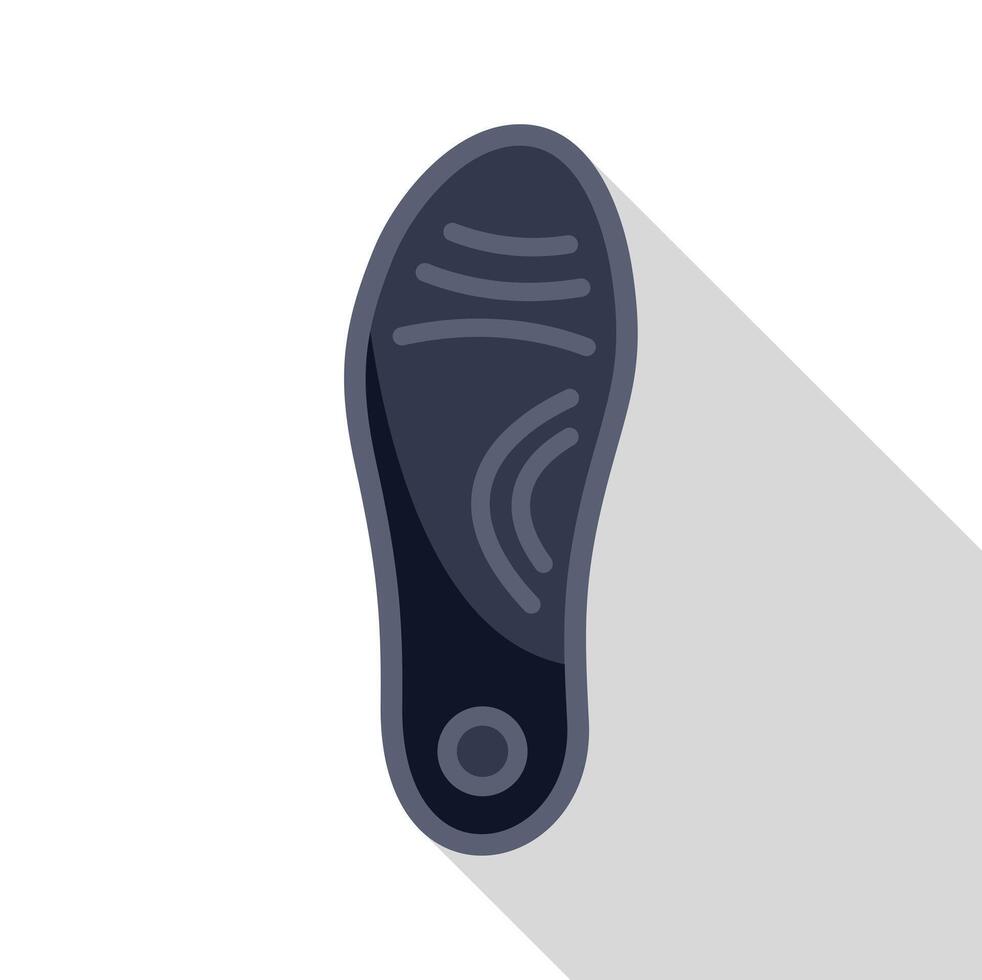 Orthopedic insole providing arch support for comfortable walking vector