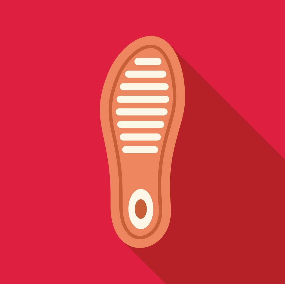 Orthopedic insole providing support and cushioning for feet vector