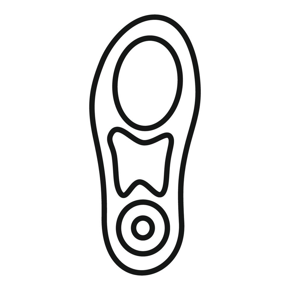 Orthopedic insole for flatfoot treatment and support vector