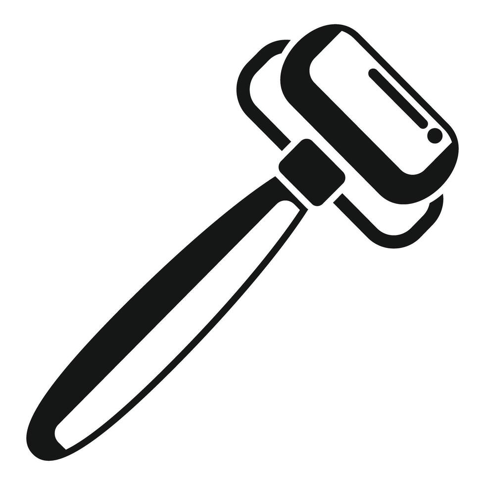 Modern electric razor showing sharp blades for shaving vector