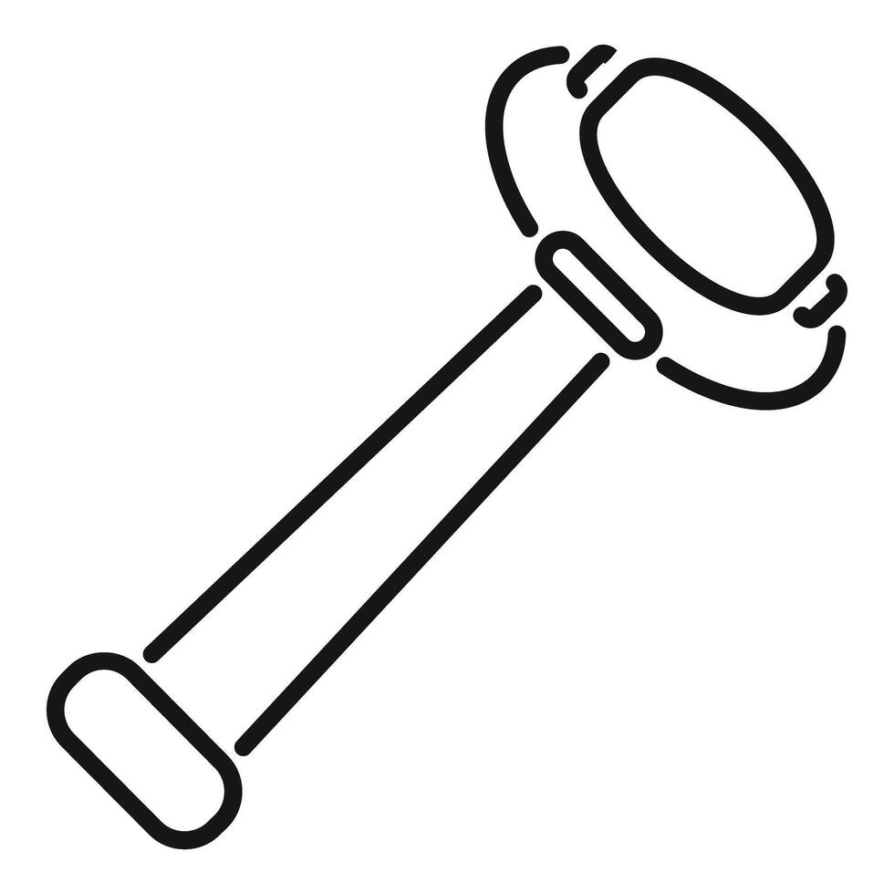Immersion blender drawing with big whisk and button vector