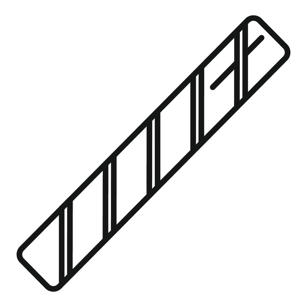 Chocolate bar icon showing sweet treat and calories vector