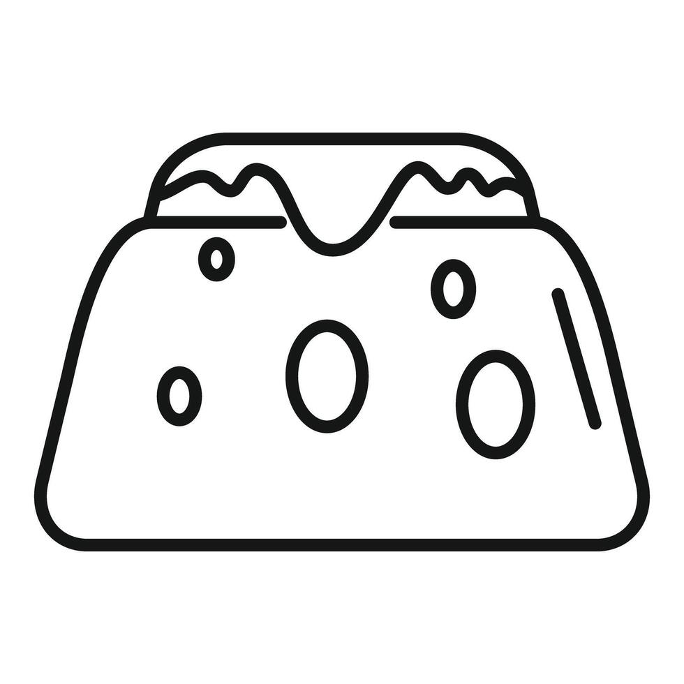 Delicious panettone cake is waiting to be eaten for christmas holidays vector