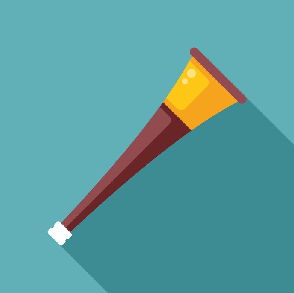 Alpine horn is making a loud sound for a celebration vector