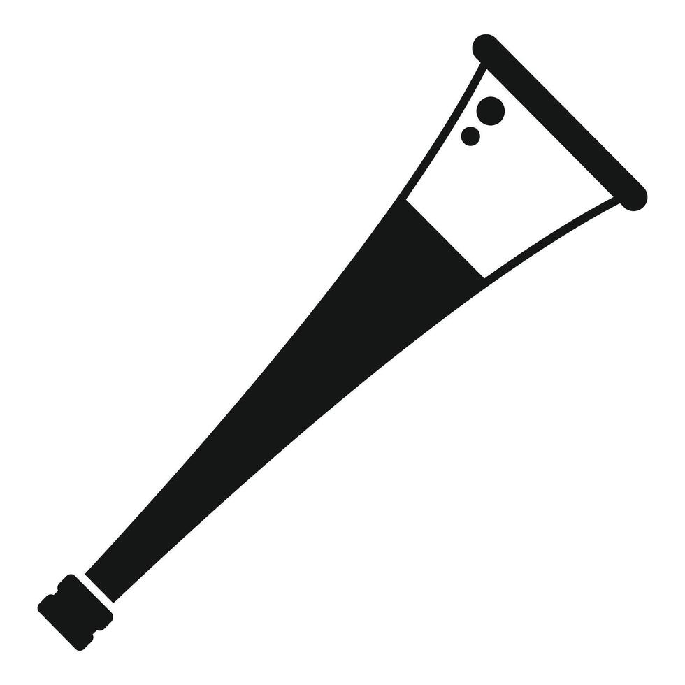 Vuvuzela icon representing football fan cheering vector