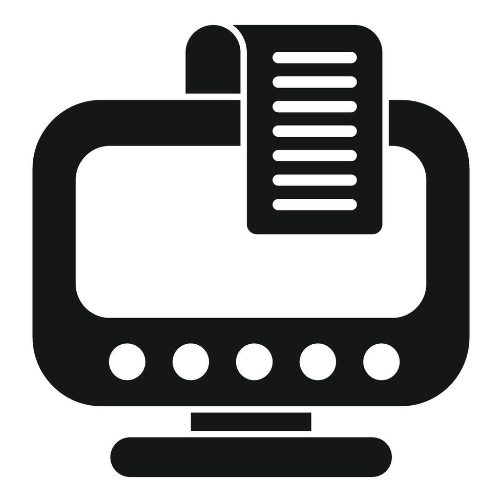 Computer publishing electronic document icon showing online document sharing vector