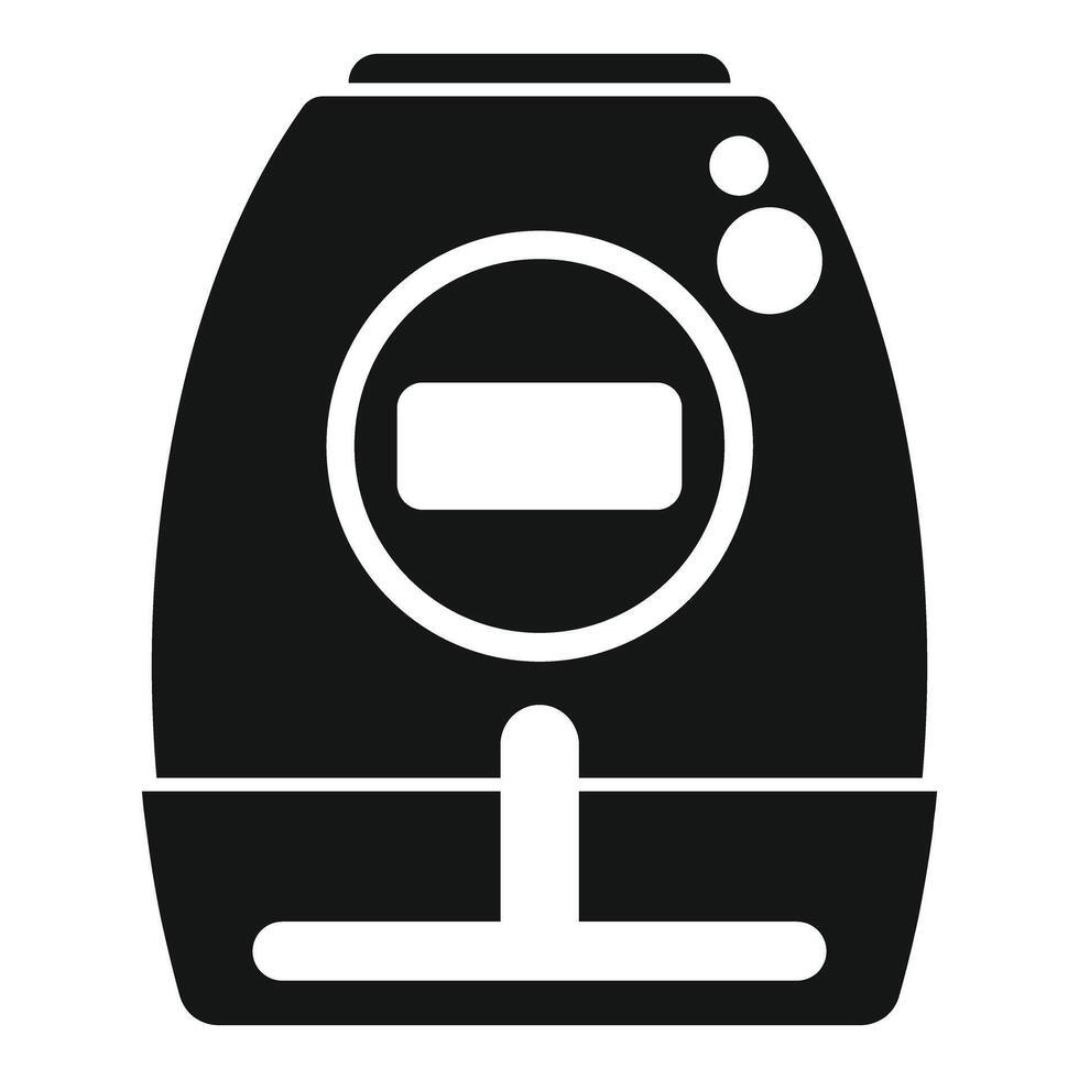 Modern air humidifier maintaining optimal humidity level icon vector