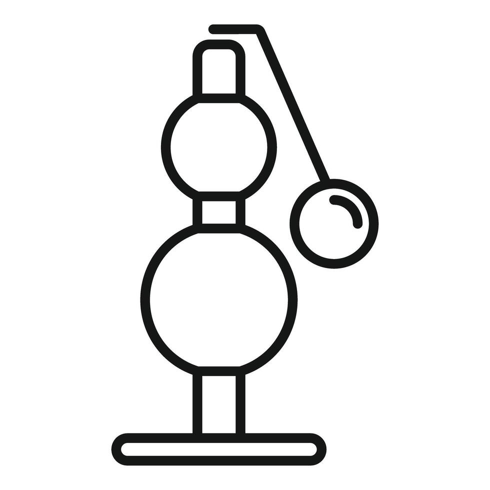 Kinetic perpetual motion machine showing potential energy vector