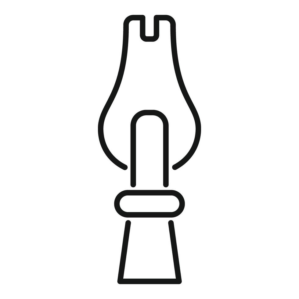 Zipper icon representing fashion fastener connecting two sides of fabric vector