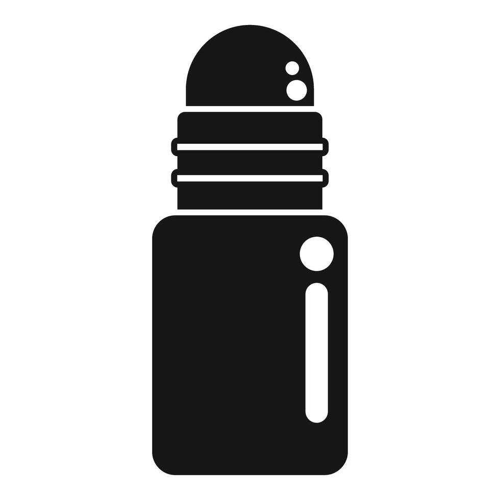 Roll on deodorant bottle promoting personal hygiene and freshness vector