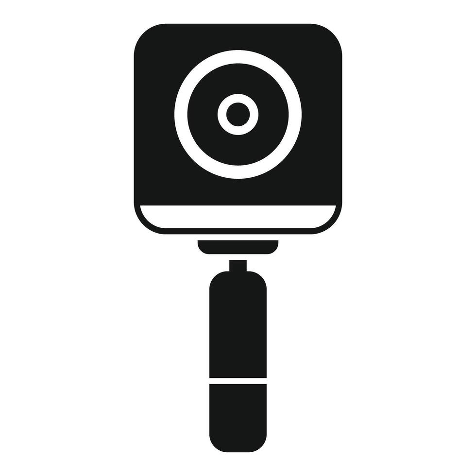 Action camera capturing extreme sports and adventures vector