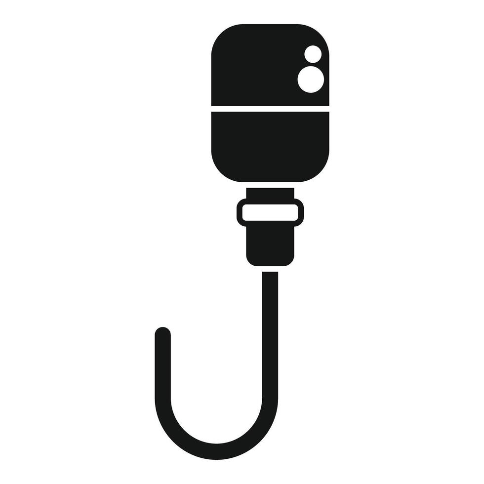 Medical drop counter being used for intravenous infusion therapy vector