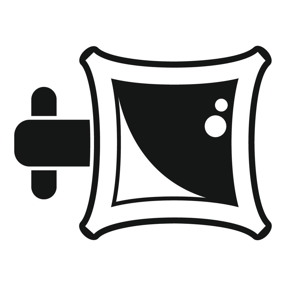 Blood bag icon representing blood donation and transfusion vector