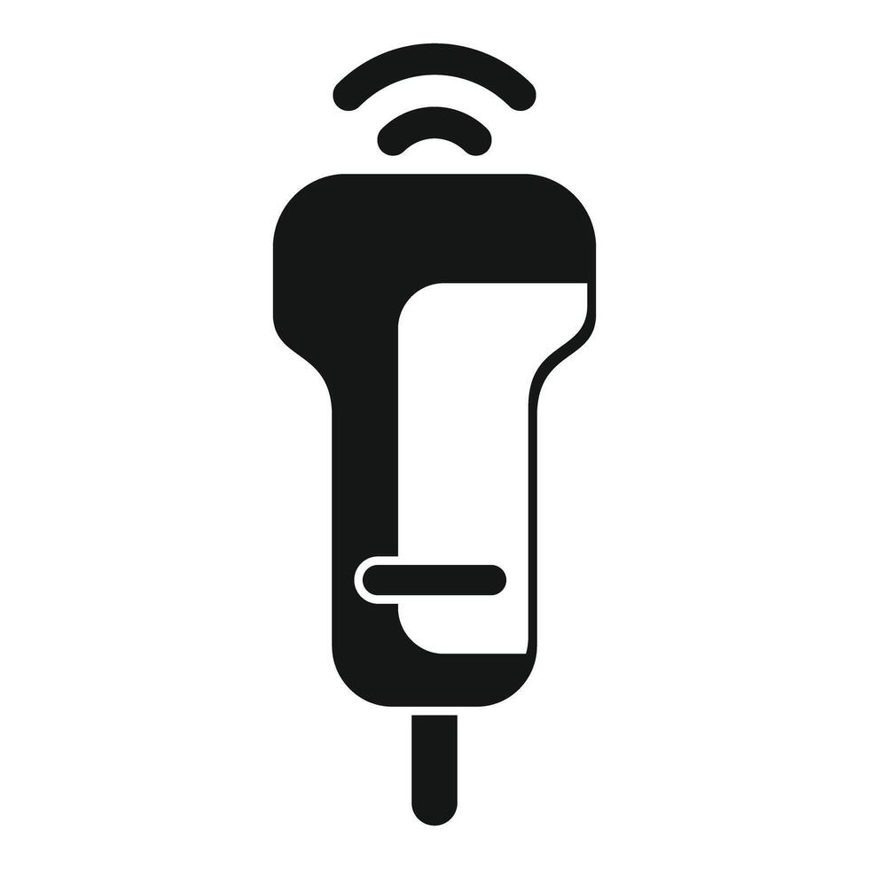 Wireless barcode scanner transmitting scanned data vector