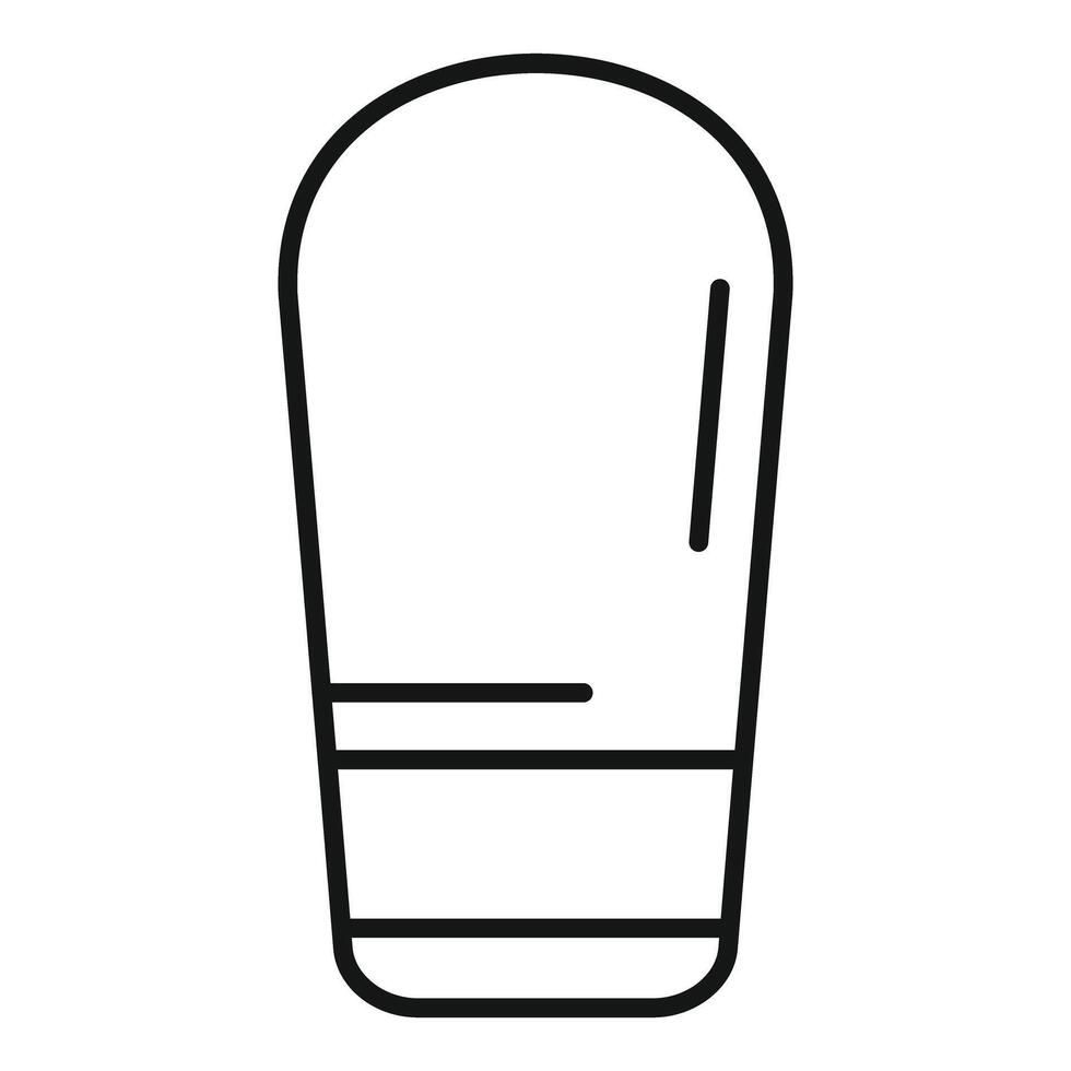 Line icon style illustration of a beer glass being filled vector