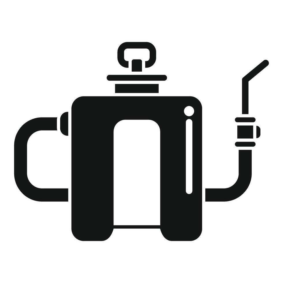 Chemical garden sprayer for protecting plants from insects vector