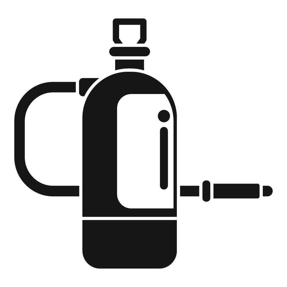 Modern electronic cigarette vaporizer device smoking icon vector