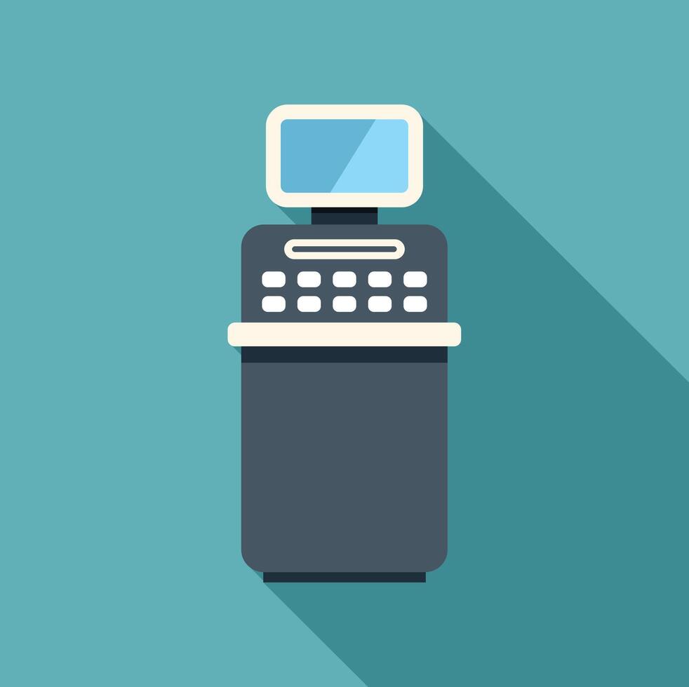 Medical ultrasound machine for examining patients in a hospital room vector