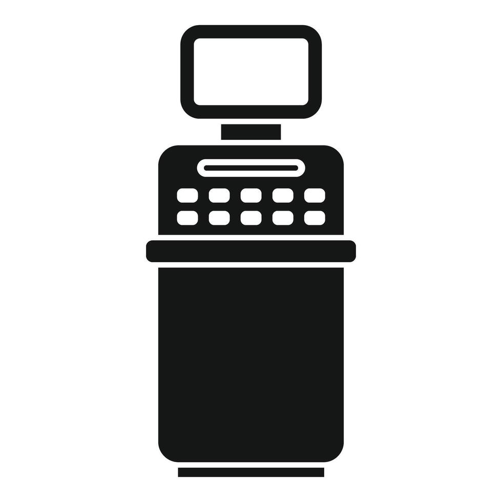 Medical ultrasound machine for diagnostic imaging procedures vector