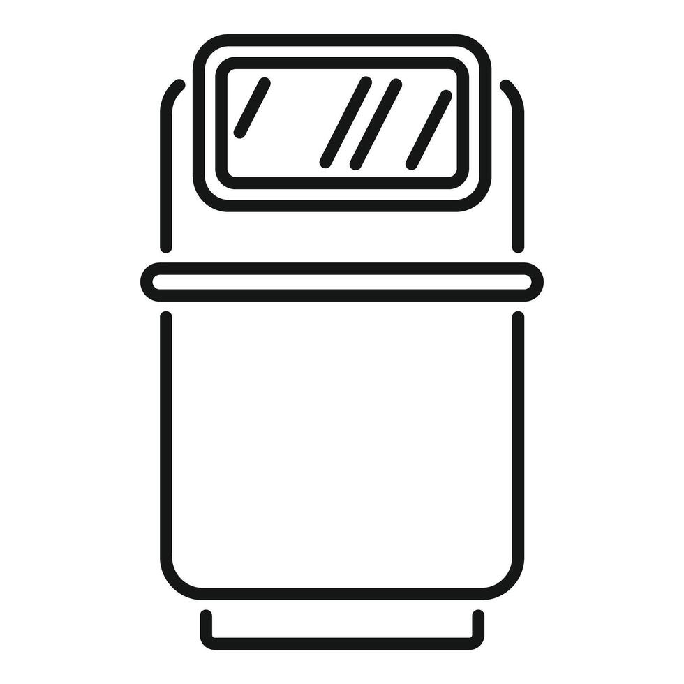 Medical device showing vital signs in intensive care unit vector