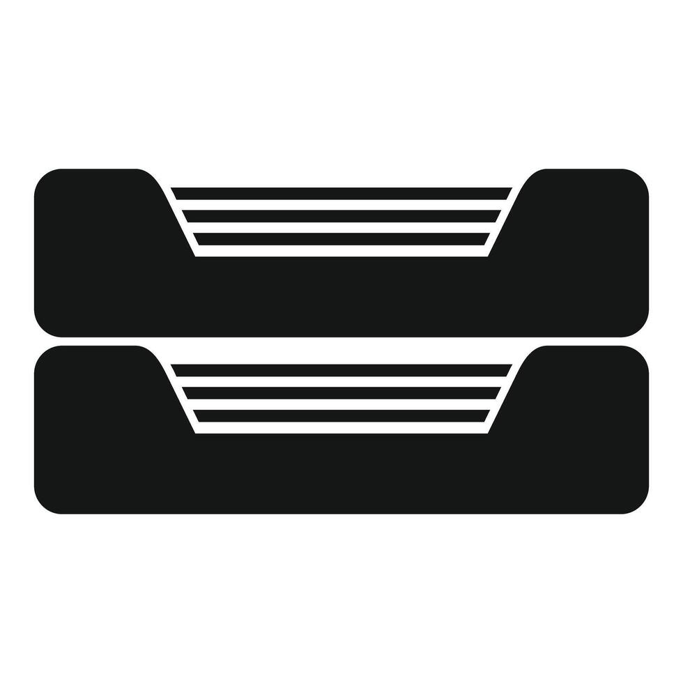 Archive boxes storing important documents for business vector