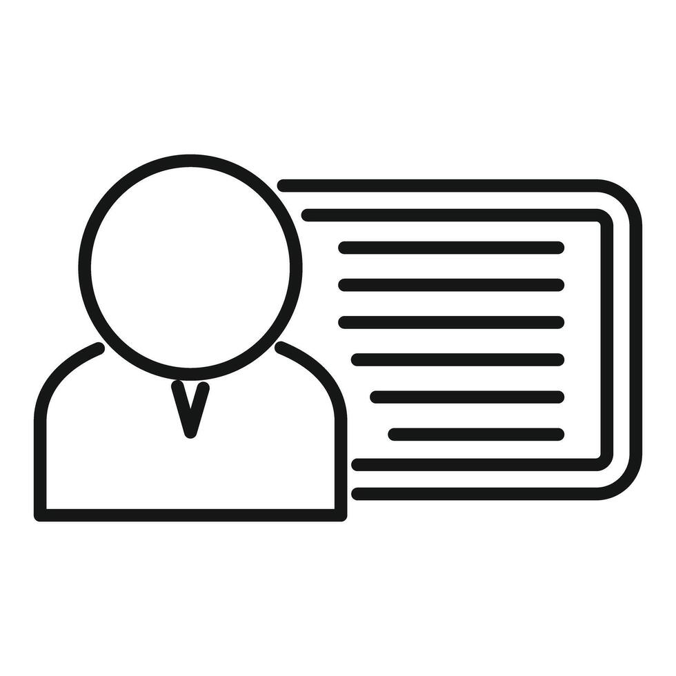 Manager presenting business plan using interactive whiteboard vector