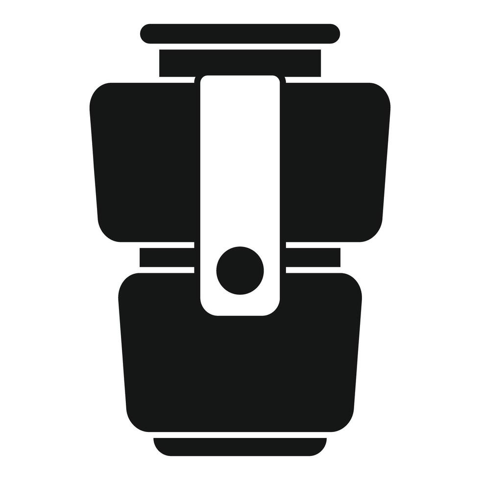Modern coffee machine icon showing kitchen appliance for making beverages vector