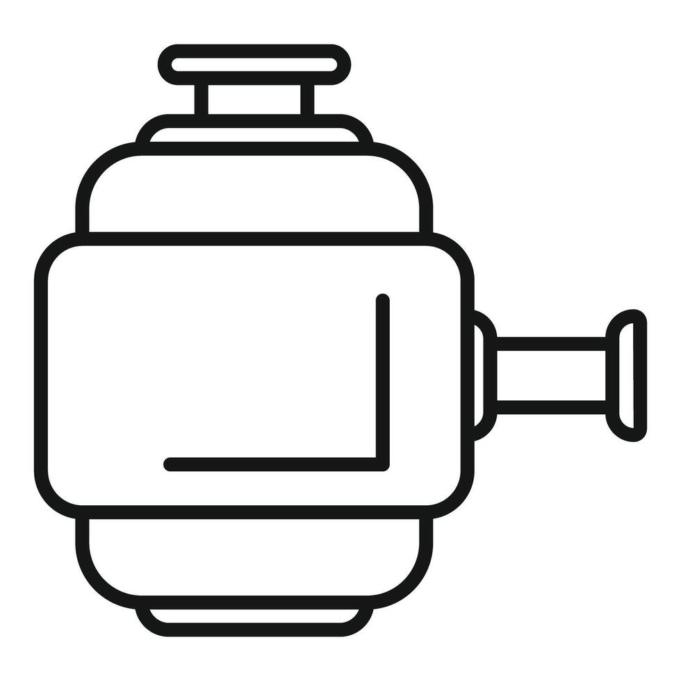 Car turbine icon, car part outline icon design vector