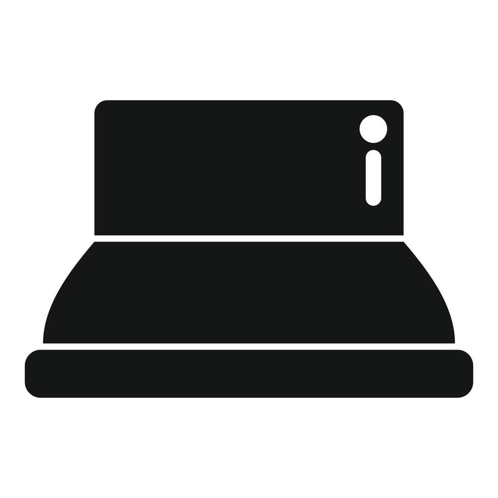Smart speaker voice assistant listening for command icon vector